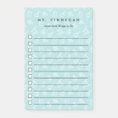 Zee | Personeelsdocent voor wetenschappen Post-it® Notes (Voorkant)