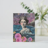 Zee Queen  Collage Briefkaart (Staand voorkant)