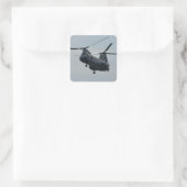 Zee ridder CH-46 Vierkante Sticker (Tas)