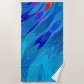 Zee ripple Beach Towel Strandlaken (Voorkant)