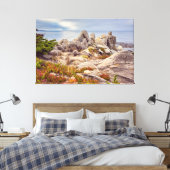 Zee Rocks Canvas Afdruk (Insitu (Slaapkamer))