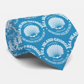 Zee (schelp) stropdas (Opgerold)