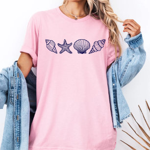 Zee Schelp Zomer Vrouw T-shirt