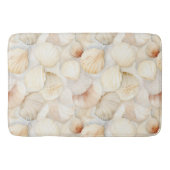 Zee Schelpen Crème Zand Ivoor Strand  Badmat (Voorkant)