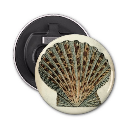 Zee Scheppen van de Shore Button Flesopener (Voorkant)