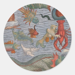 Zee Schilderen Ronde Sticker