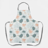 Zee schilderende oceaanpatroon over het gehele Sch Schort (Voorkant)