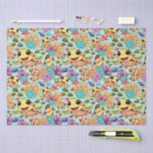Zee Schildpad Baby Happy en Leuke Karakter Bumper Tissuepapier (Craft)