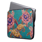 Zee Schildpad beschermende iPad- of laptopritsslui Laptop Sleeve (Voorkant Links)