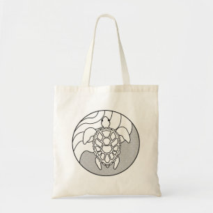 Zee schildpad Canvas tas, handleiding Tote Bag