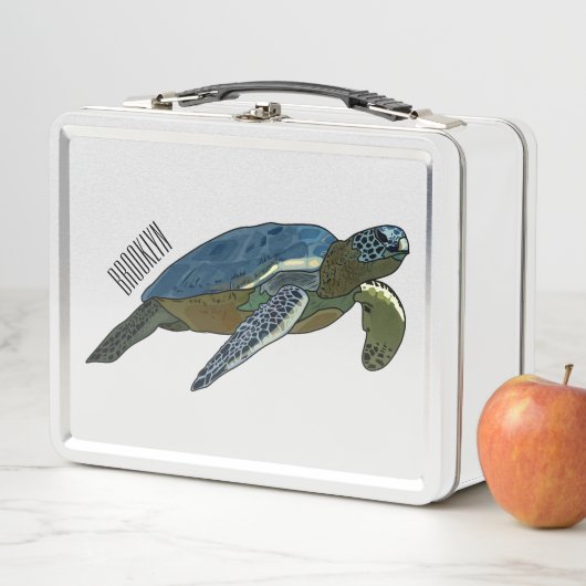 Zee schildpad cartoon (In situ)