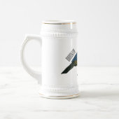 Zee schildpad cartoon bierpul (Links)