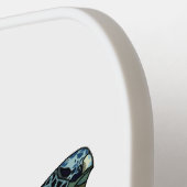 Zee schildpad cartoon pickleball paddle (Links Detail)