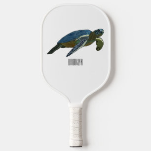 Zee schildpad cartoon pickleball paddle
