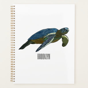 Zee schildpad cartoon planner