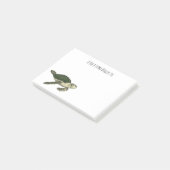 Zee schildpad cartoon post-it® notes (Schuin)