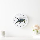 Zee schildpad cartoon ronde klok (Huis)