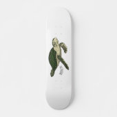 Zee schildpad cartoon skateboard (Voorkant)