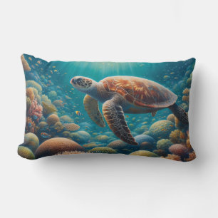 Zee Schildpad en Koraal Kussen