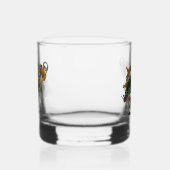 Zee Schildpad Groen blauw Whisky Glas (Links)