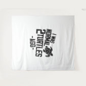 Zee schildpad I was normaal 2 Wandkleed (Voorkant (horizontaal))