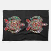 zee schildpad keukenhanddoek (Horizontaal)