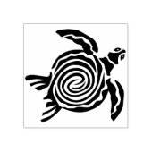 zee schildpad, kunstzegel 	rubberstempel (Afrduk)