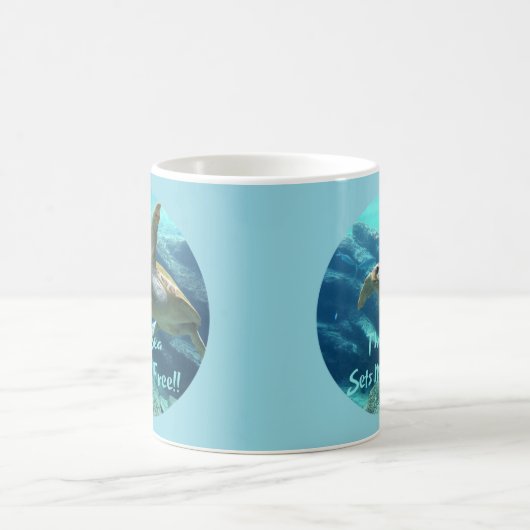 Zee Schildpad Lover 11 ounce keramische Mok (Center)