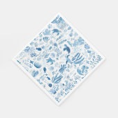 Zee Schildpad Ocean Adventure Papier servet (Hoek)