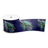 Zee schildpad onderwater waterverf Stijl Lint (Spoel)