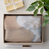 Zee Schildpad op het strand Decoupage Tissuepapier (Geschenk)