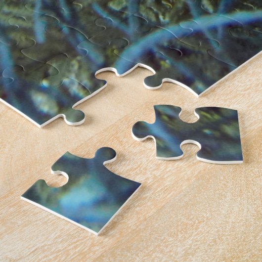 Zee schildpad op koraalrif Jigzaag Puzzle Legpuzzel (Zijkant)