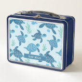 Zee Schildpad patroon Rugzak (Voorkant)