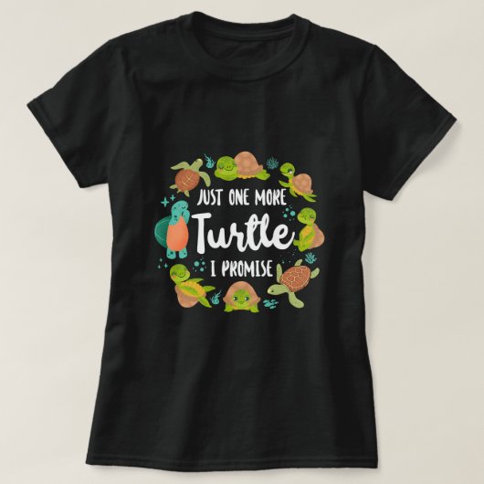 Zee schildpad schildpad nog een schildpad dat ik b t-shirt (Design voorkant)