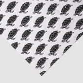  Zee schildpad Silhouette Draak Black Tissuepapier (Detail)