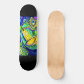 "Zee schildpad" Skateboard (Voorkant)