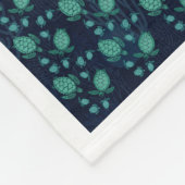 Zee Schildpad Zwemmen Quilt Deken Groot Gepersonal (Hoek)