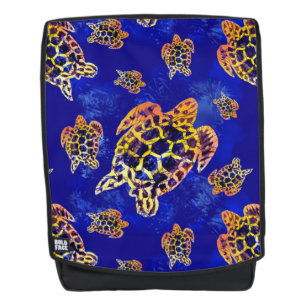 Zee Schildpadden Batik Afrikaanse Kunst Touwzak Rugtassen
