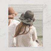 Zee Schildpadden Bruiloft Blauw Geel (Achterkant)