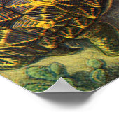  Zee schildpadden en schildpadden van Ernst Haecke Poster (Hoek)