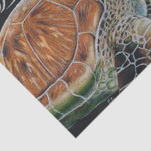 Zee schildpadden Golfkunst Tissuepapier (Detail)