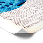 Zee schildpadden in de poster van de Liefde-woorde (Hoek)