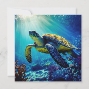 Zee Schildpadden Mariene Naturen Kaart