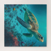 Zee Schildpadden Mariene Naturen Legpuzzel (Horizontaal)