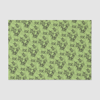 Zee Schildpadden op groen Tissuepapier