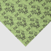 Zee Schildpadden op groen Tissuepapier (Detail)