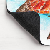 Zee schildpadden uit de schildpad muismat (Hoek)