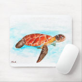 Zee schildpadden uit de schildpad muismat (Met muis)