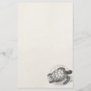 Zee Schildschildpad op maat Briefpapier