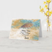 Zee Schrappen op het Zee | Opmerking Kaart (Gele Bloem)